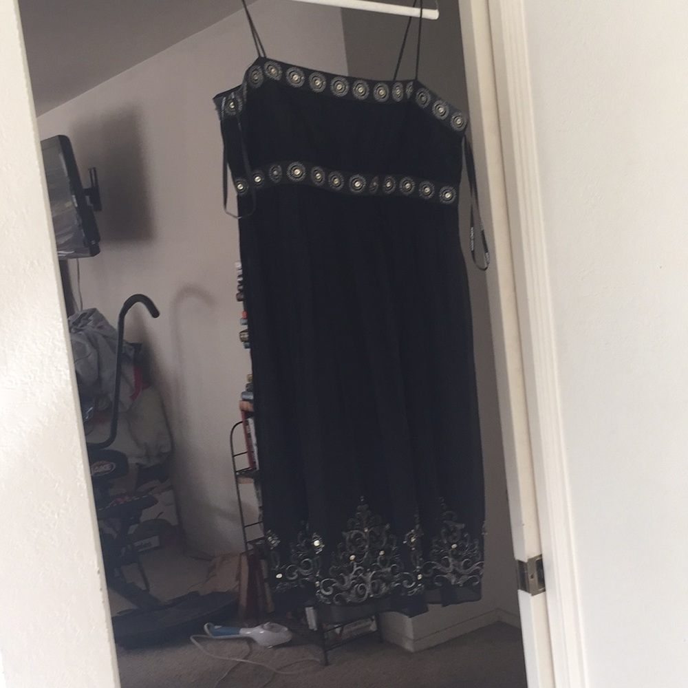 Maggie London embellished party dress